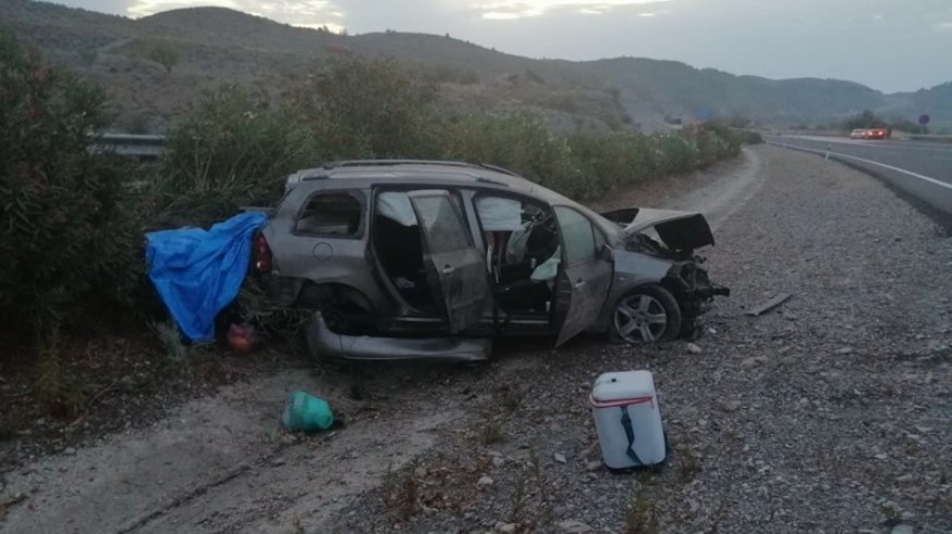 Un fallecido y una herida grave en dos accidentes en Moratalla y Lorca