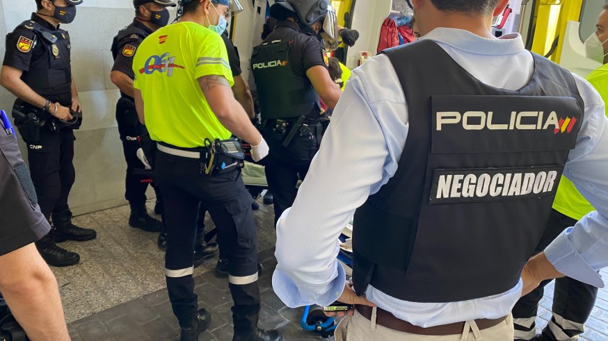 Intervención de la Policía Nacional