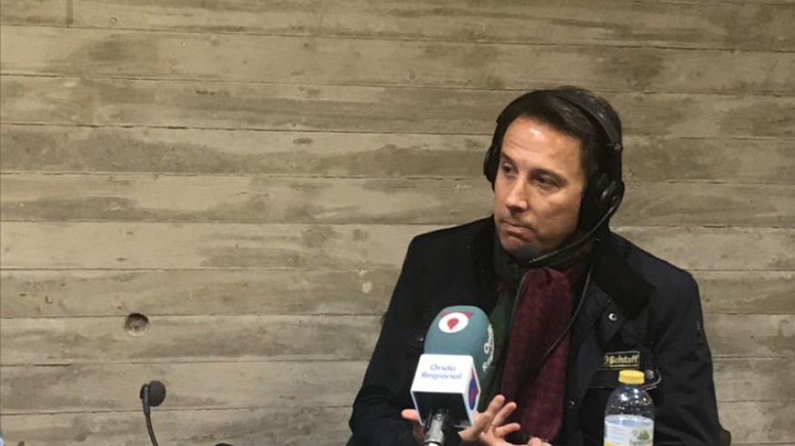 Fulgencio Gil, durante la entrevista