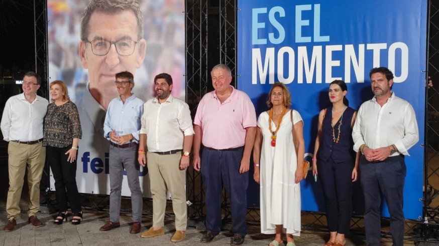 Miras destaca que la Región de Murcia "necesita un aliado en La Moncloa y ese es Alberto Núñez Feijóo"