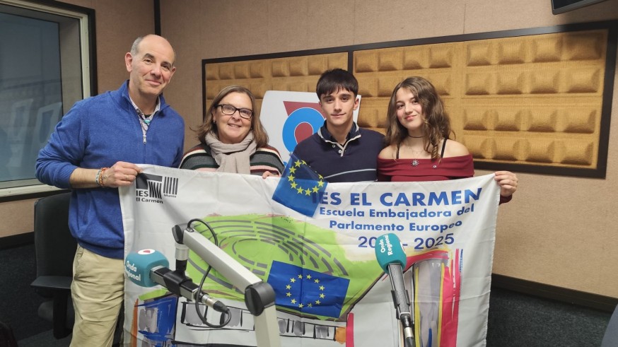 Conexión Europa con el ÍES El Carmen como escuela embajadora del Parlamento Europeo