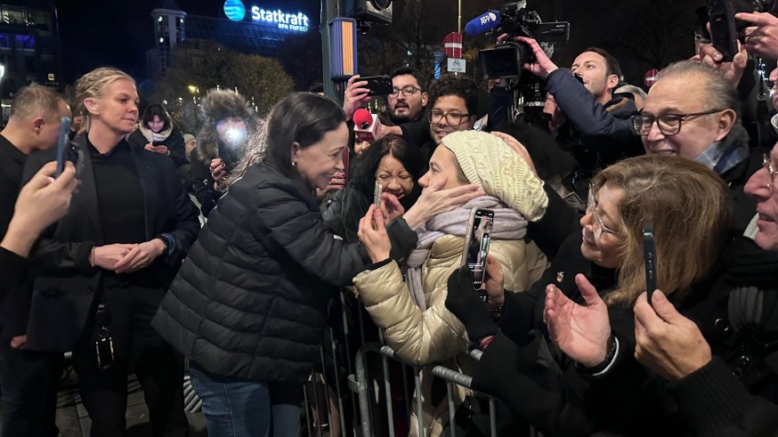 María Corina Machado reaparece en Oslo tras once meses en la clandestinidad