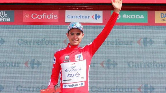 Rudy Molard, ciclista francés actual líder de la Vuelta