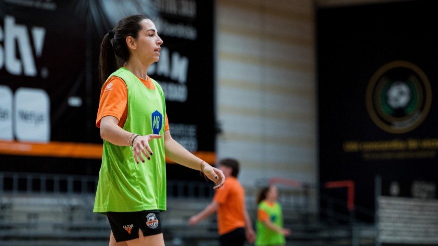 Ángela Gorriz: "El playoff debería ser de ocho equipos. Algunos se desconectan en marzo"