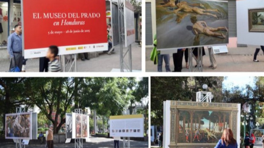 Exposición en el paseo del puerto en Cartagena