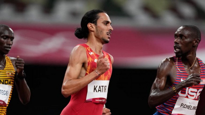 Diploma olímpico para el muleño Mohamed Katir en los 5.000 metros
