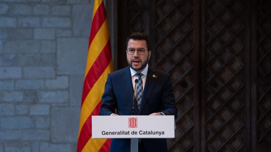 Aragonès pide a Sánchez más pasos tras la "eliminación" de la sedición del Código Penal