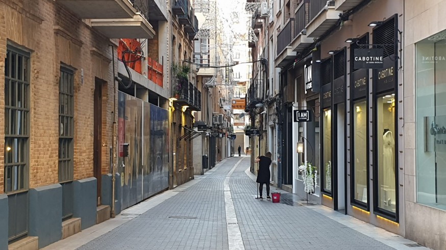 Comercios de la calle Jabonerías de Murcia. ORM