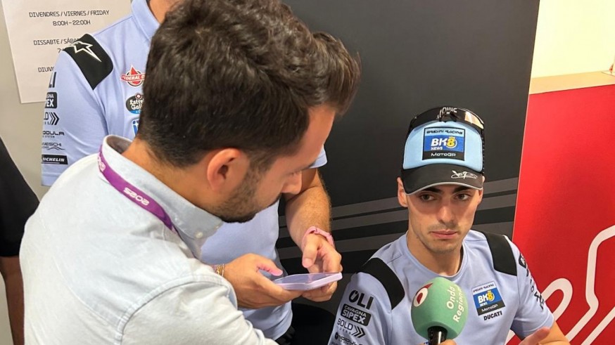 Aldeguer regresa con fuerza a los entrenamientos y es quinto con Acosta octavo