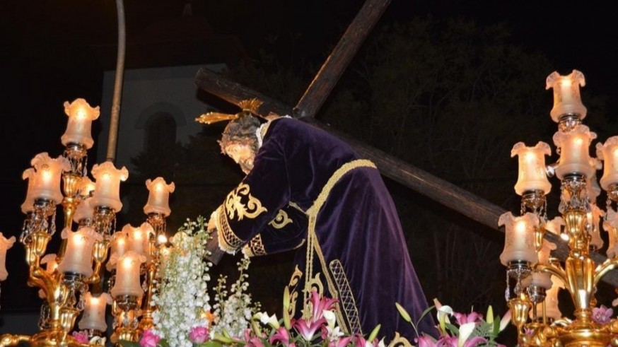 Sangonera la Verde renueva su fe con el estreno del Cristo de la Humillación