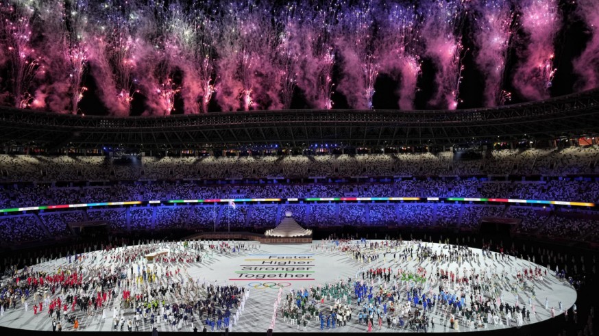 Ceremonia de inauguración de los Juegos Olímpicos de Tokio. Foto: COE