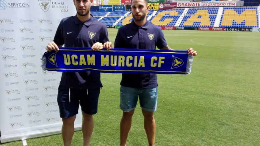 El UCAM CF presenta a Carlos Moreno y Marc Fernández