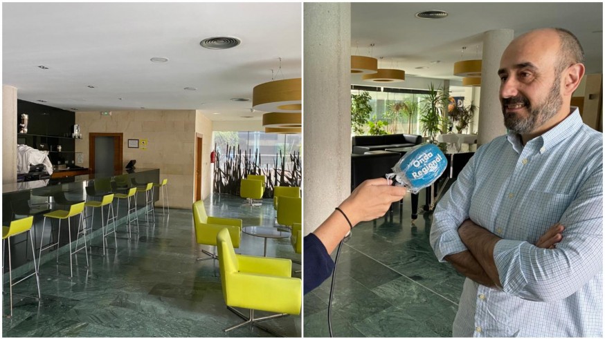 Instalaciones del hotel Thalasia y su director, José Catalá
