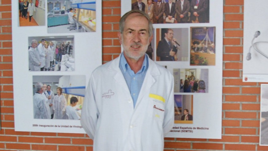 Manuel Segovia, jefe de microbiología en la Arrixaca / Hospital Virgen de la Arrixaca