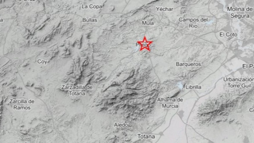 Terremoto de magnitud 3 en Pliego
