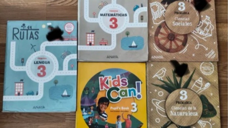 Los libros de texto de tercero de Primaria no se renovarán este próximo curso