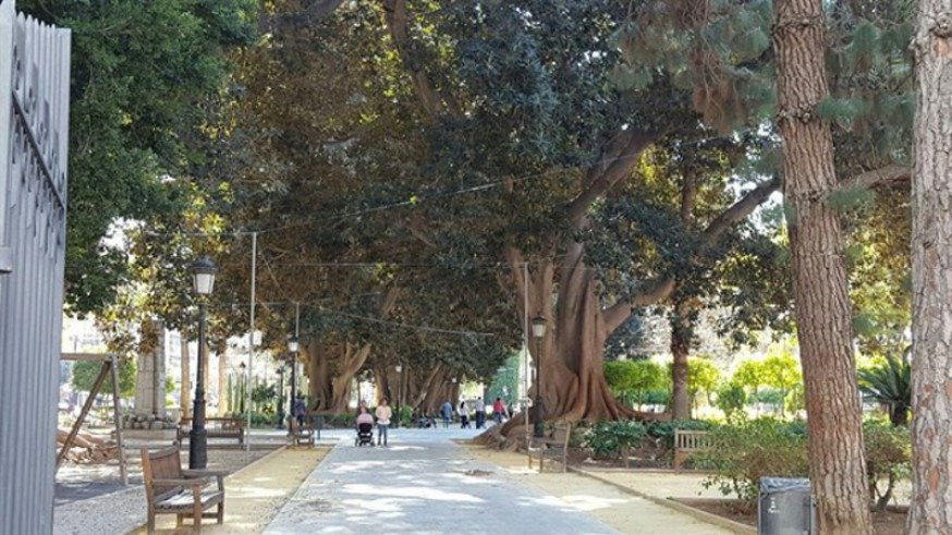 Jardín de Floridablanca en Murcia