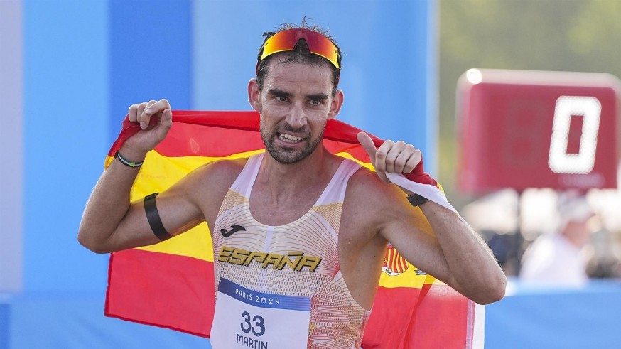 Álvaro Martín da la segunda medalla a España en Paris 2020 con el bronce en 20 kms marcha