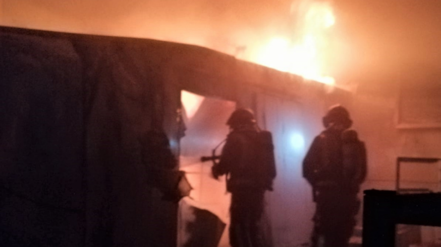 Imagen del incendio