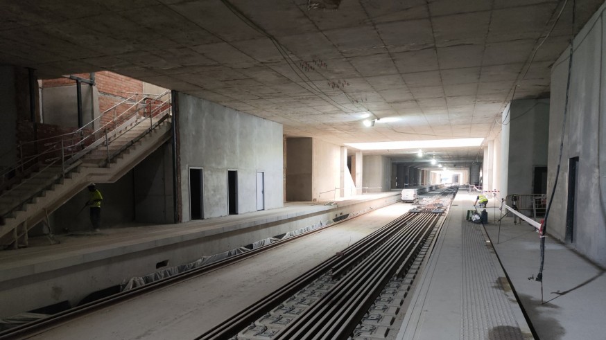 Adif finaliza la estructura del túnel en Murcia