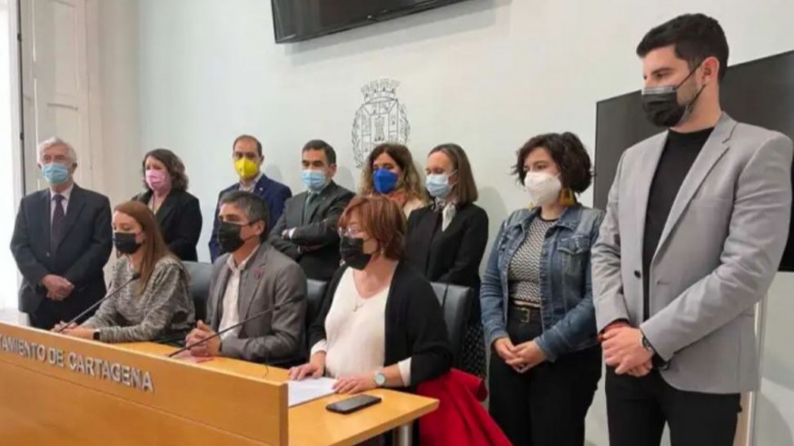 La oposición abandona el pleno de Cartagena por "abuso de autoridad" de la alcaldesa