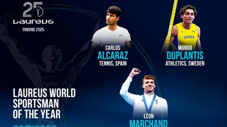 Carlos Alcaraz, nominado a mejor deportista del año en los Premios Laureus 2025