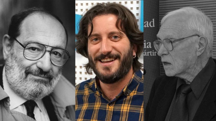 Umberto Eco, Víctor Egío y Stanley G. Payne