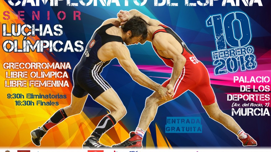 Cartel del Campeonato de España de Luchas Olímpicas