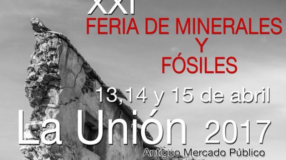 Cartel de la Feria de Minerales y Fósiles de La Unión