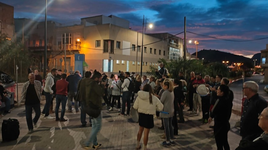 Paralizan las obras de la plaza Molina en el barrio de Santa Lucía tras las protestas de los vecinos