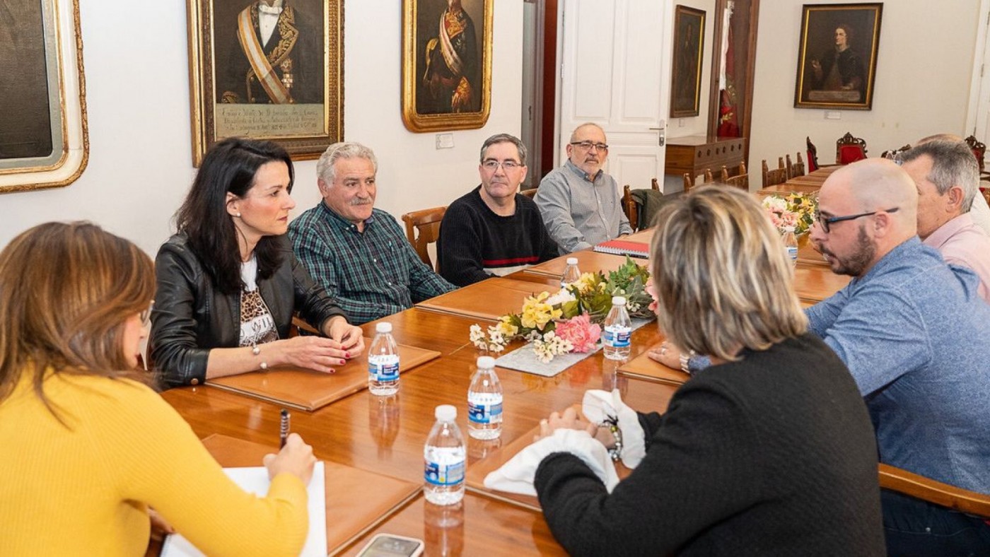 Reunión del comité de empresa de SABIC con la alcaldesa de Cartagena la semana pasada