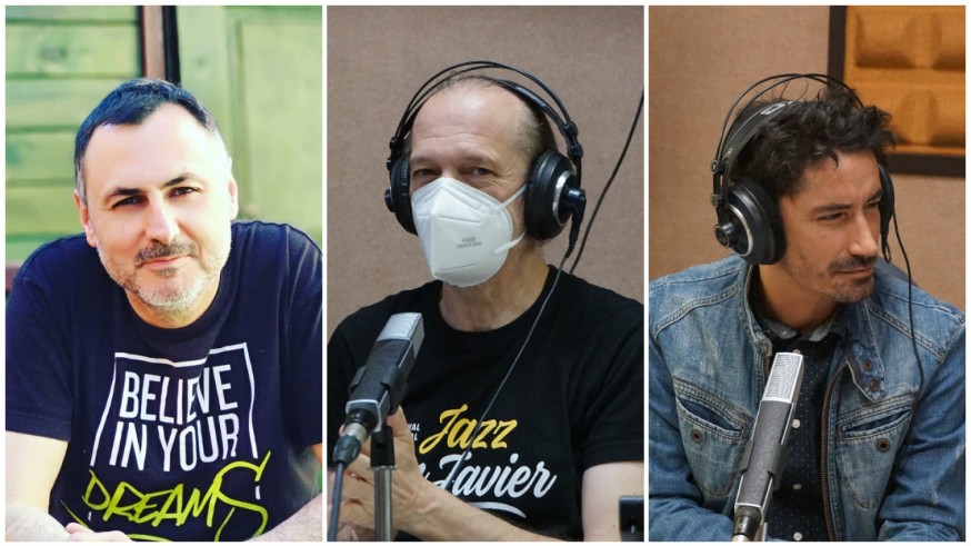 Juan Antonio Sánchez JASS, Román García y Fran Ropero