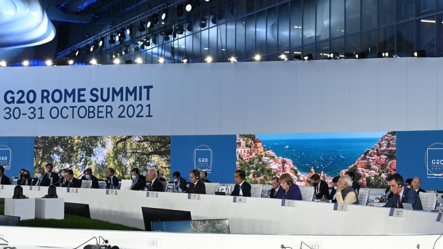 Pedro Sánchez en la Cumbre del Clima de la ONU en Glasgow