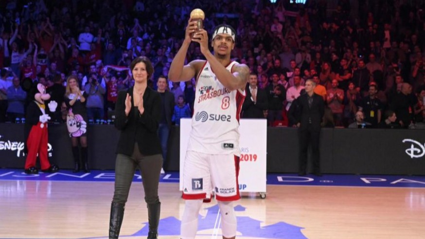Jarell Eddie, recoge el MVP de la Leaders Cup de Francia