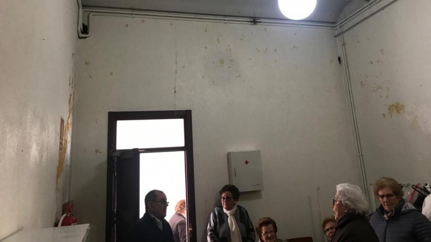 Local que ha ofrecido el ayuntamiento a la Asociación de Viudas