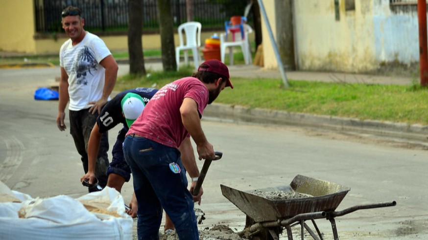 Imagen de archivo de trabajadores