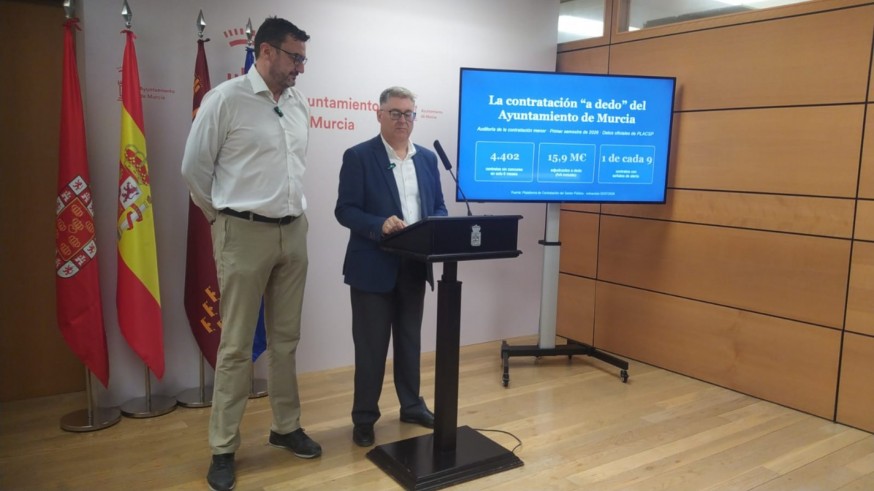 El PSOE denuncia la contratación "a dedo" del Ayuntamiento de Murcia 