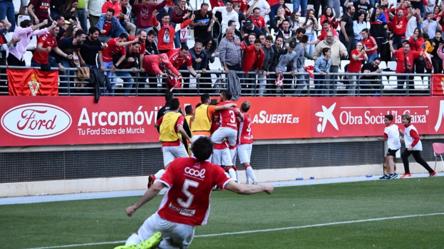 Revive los goles de la remontada del Real Murcia ante el Extremadura