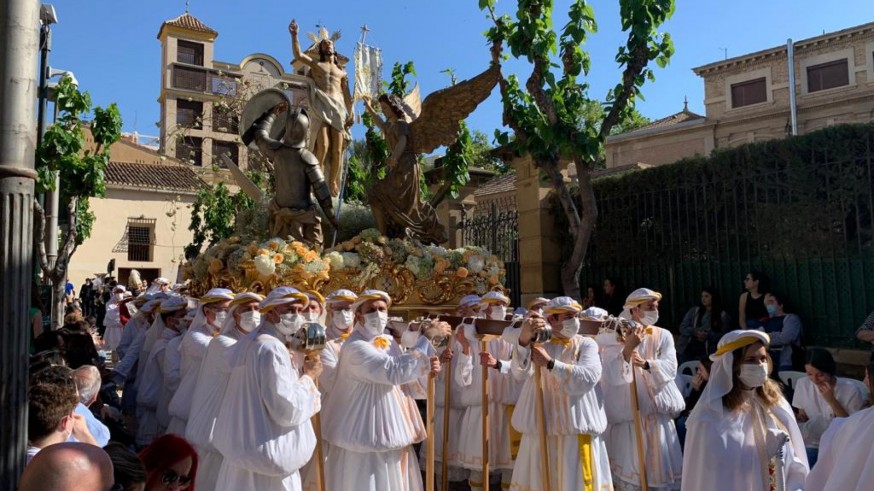 Los turistas disfrutan del Domingo de Resurrección en Murcia 