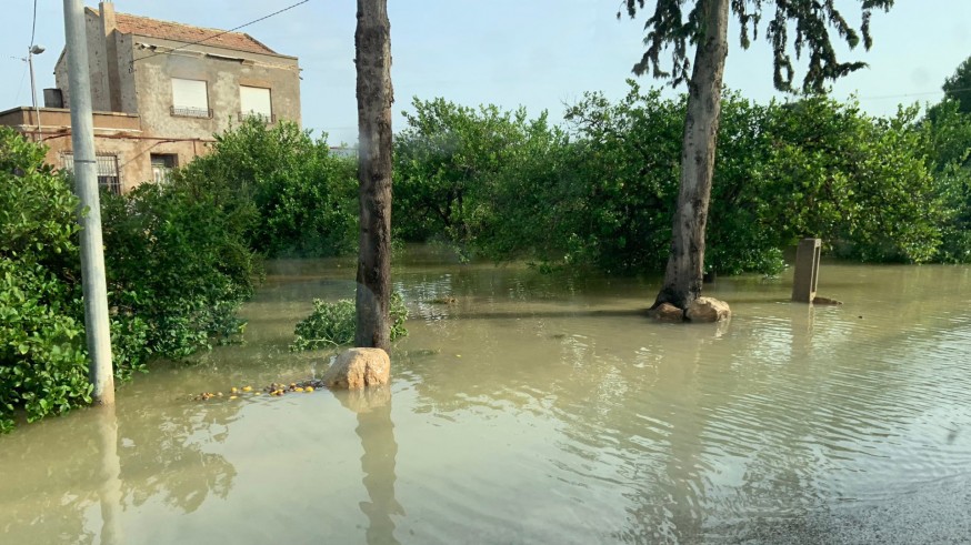 Inundaciones en Beniel.