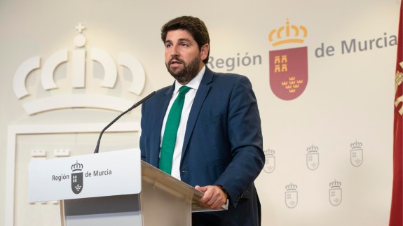 López Miras da a conocer esta tarde la composición del nuevo Gobierno regional