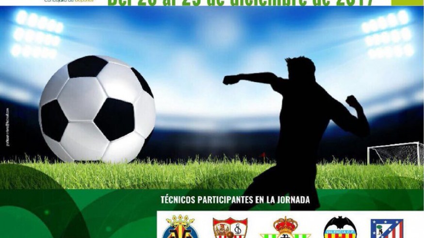 Cartel de las Jornadas que organiza el Lorca Deportiva