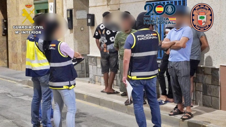 Policía y Guardia Civil identifican a 138 personas, cuatro de ellas migrantes irregulares en santomera