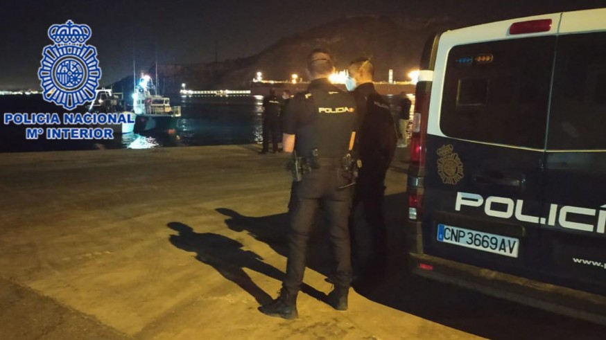 Intervención policial en el Puerto de EscombreraS
