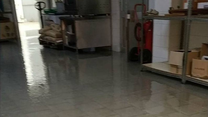Bajo inundado por las recientes lluvias en Archena