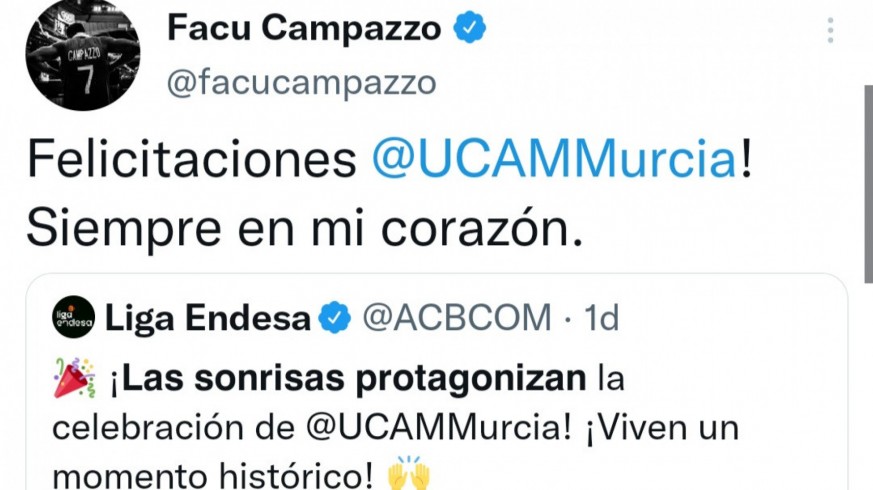 Todos brindan por el UCAM Murcia CB