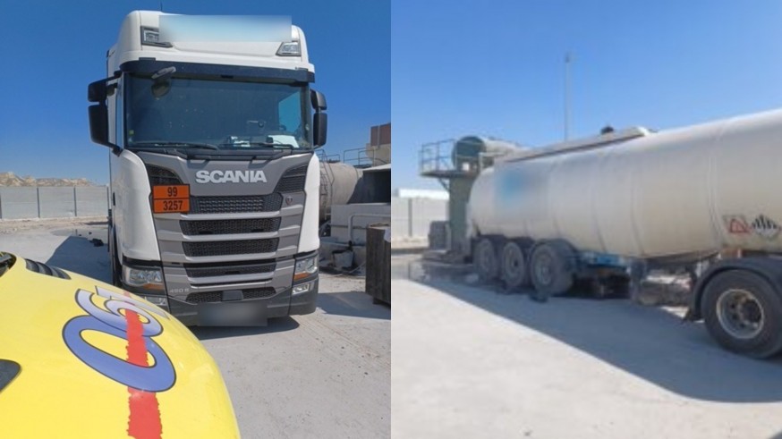 Herido grave un trabajador tras sufrir quemaduras por betún caliente en Lorca