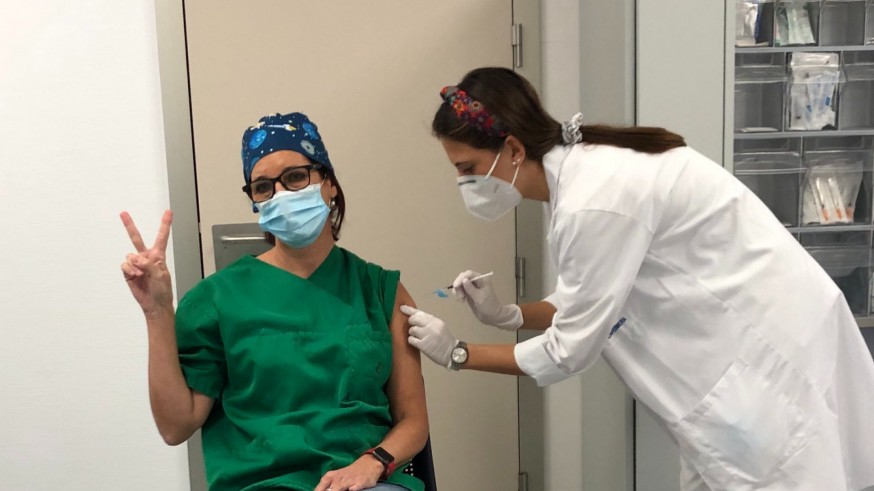Comienza la vacunación en centros de salud de la Región