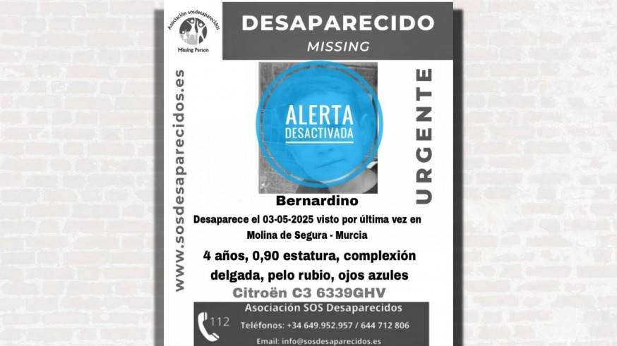 Hablamos con Bernardino Rodríguez, cuyo hijo de 4 años desapareció el 3 de mayo en Molina y que ha sido recuperado