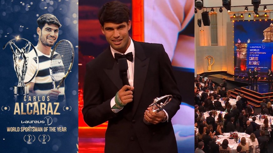 Carlos Alcaraz, premio Laureus al mejor deportista del año
